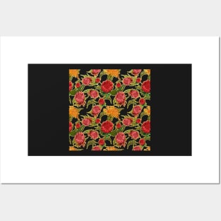 Beautiful Australian Native Floral Pattern Posters and Art